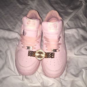 Soft pink Nike Air force 1